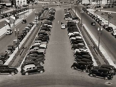 1940 e sua enchente de carros desta vez